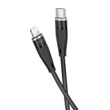 Кабель USB WALKER C735 Type-C to Lightning 20W black