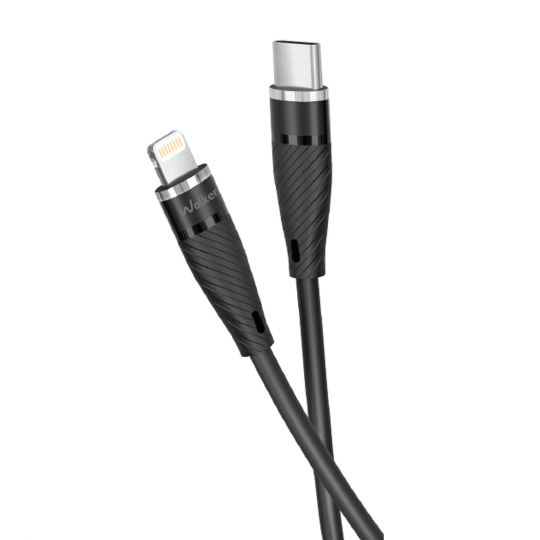 Кабель USB WALKER C735 Type-C to Lightning 20W black