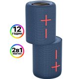 Портативна колонка 2в1 WALKER WSP-710 blue