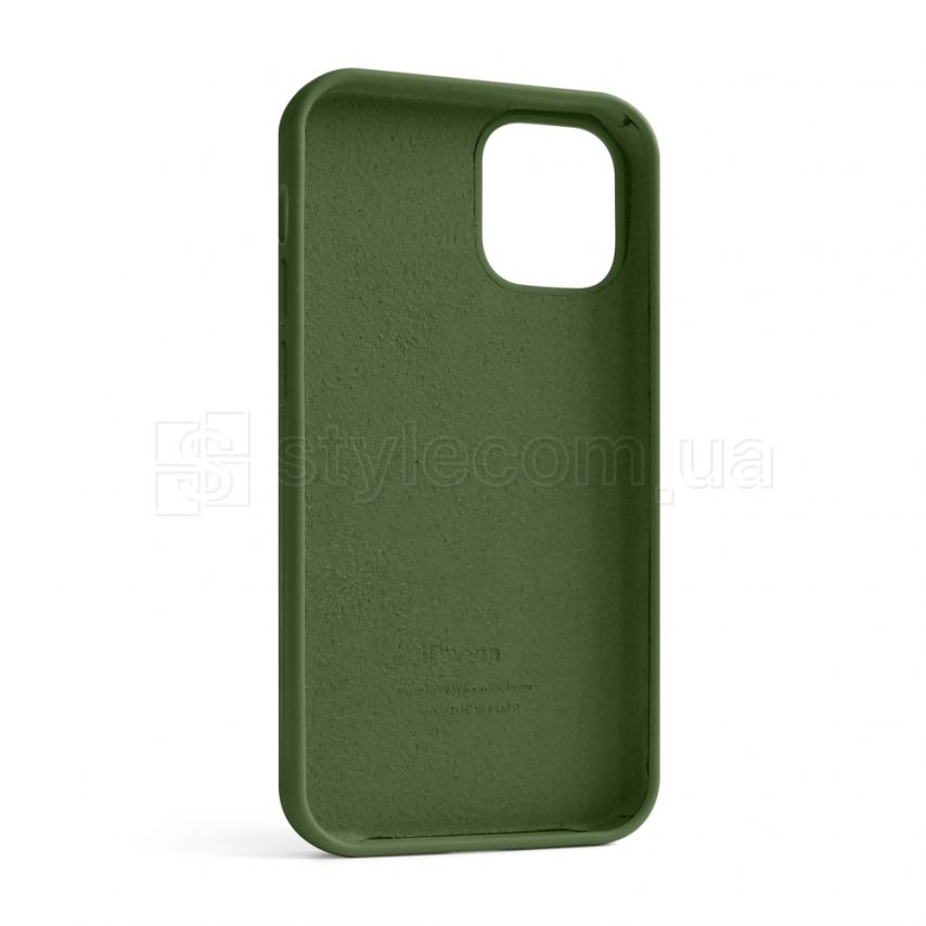 Чехол Full Silicone Case для Apple iPhone 12 mini army green (45)