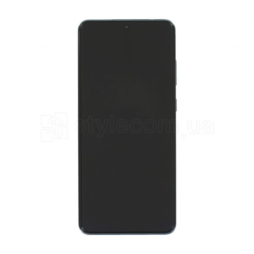 Дисплей (LCD) для Samsung Galaxy S20 Ultra/G988 (2020) з тачскріном та рамкою grey Service Original (PN:GH82-26032B, GH82-26033B)