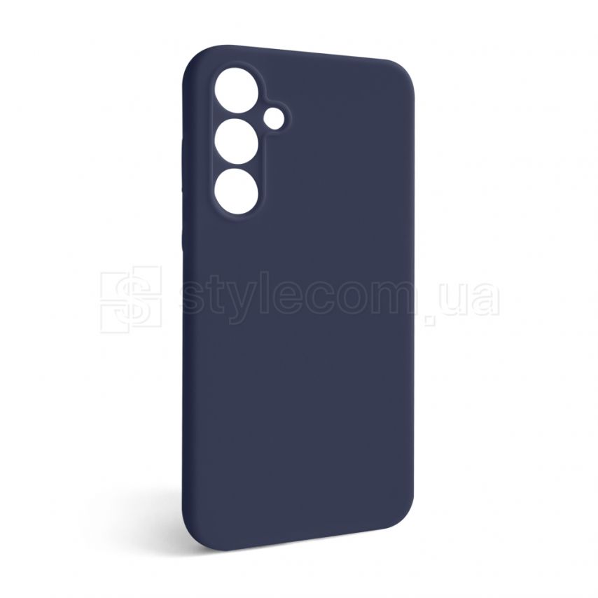 Чехол Full Silicone Case для Samsung Galaxy A35 5G/A356 (2023) dark blue (08) (без логотипа)
