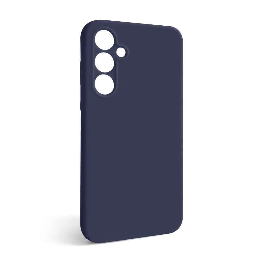 Чехол Full Silicone Case для Samsung Galaxy A35 5G/A356 (2023) dark blue (08) (без логотипа)