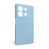 Чохол Full Silicone Case для Xiaomii Redmi Note 13 5G light blue (05) (без логотипу)