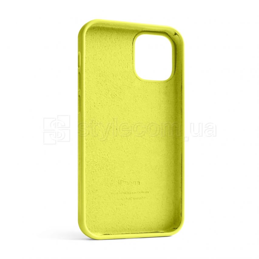 Чехол Full Silicone Case для Apple iPhone 12 mini flash lime (41)