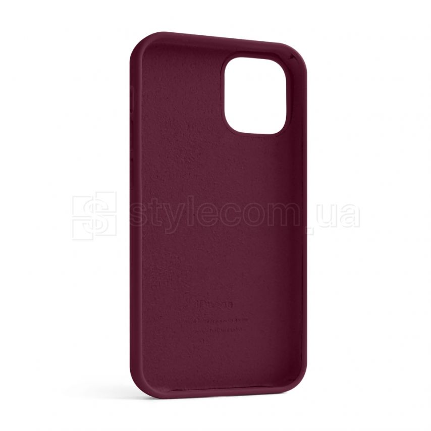 Чехол Full Silicone Case для Apple iPhone 12 mini maroon (42)