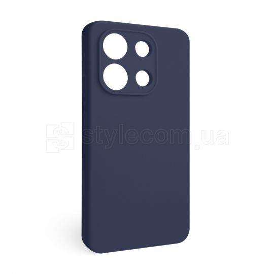 Чехол Full Silicone Case для Xiaomi Redmi Note 13 4G dark blue (08) (без логотипа)