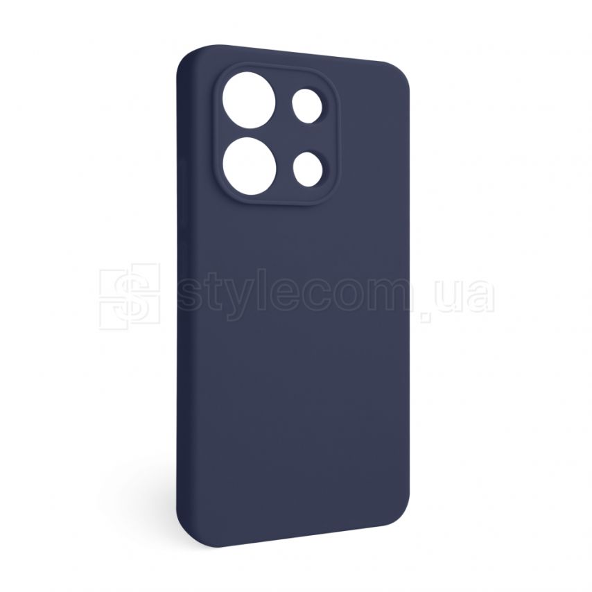 Чехол Full Silicone Case для Xiaomi Redmi Note 13 4G dark blue (08) (без логотипа)