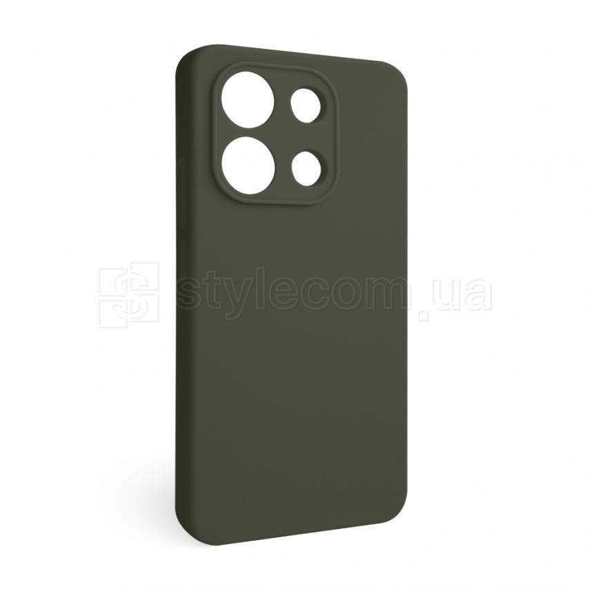 Чехол Full Silicone Case для Xiaomi Redmi Note 13 4G dark olive (41) (без логотипа)