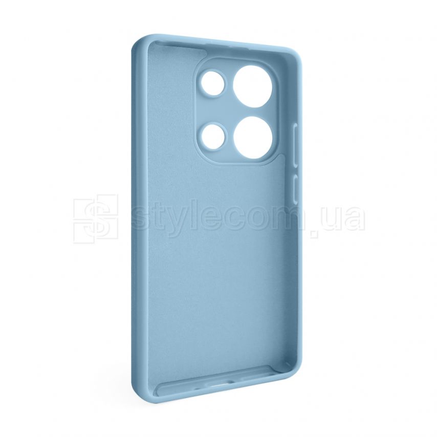 Чехол Full Silicone Case для Xiaomi Redmi Note 13 Pro 4G light blue (05) (без логотипа)