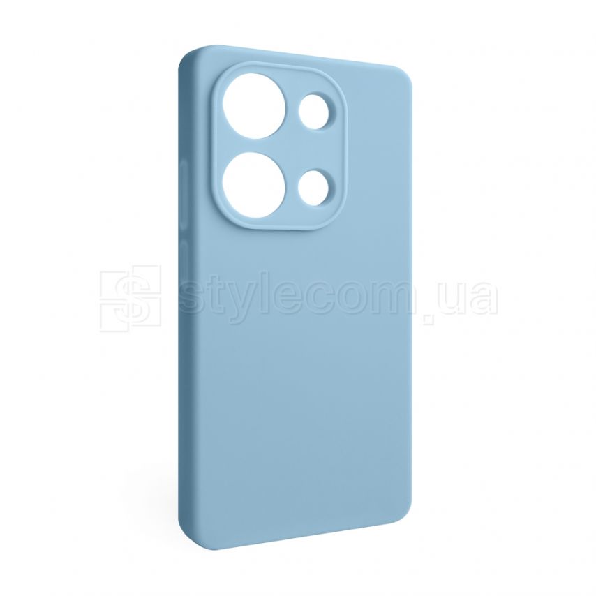 Чехол Full Silicone Case для Xiaomi Redmi Note 13 Pro 4G light blue (05) (без логотипа)