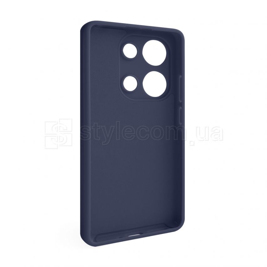 Чехол Full Silicone Case для Xiaomi Redmi Note 13 Pro 4G dark blue (08) (без логотипа)