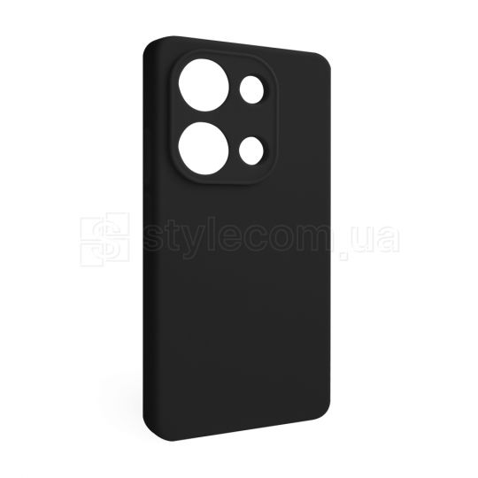 Чохол Full Silicone Case для Xiaomi Redmi Note 13 Pro 4G black (18) (без логотипу)