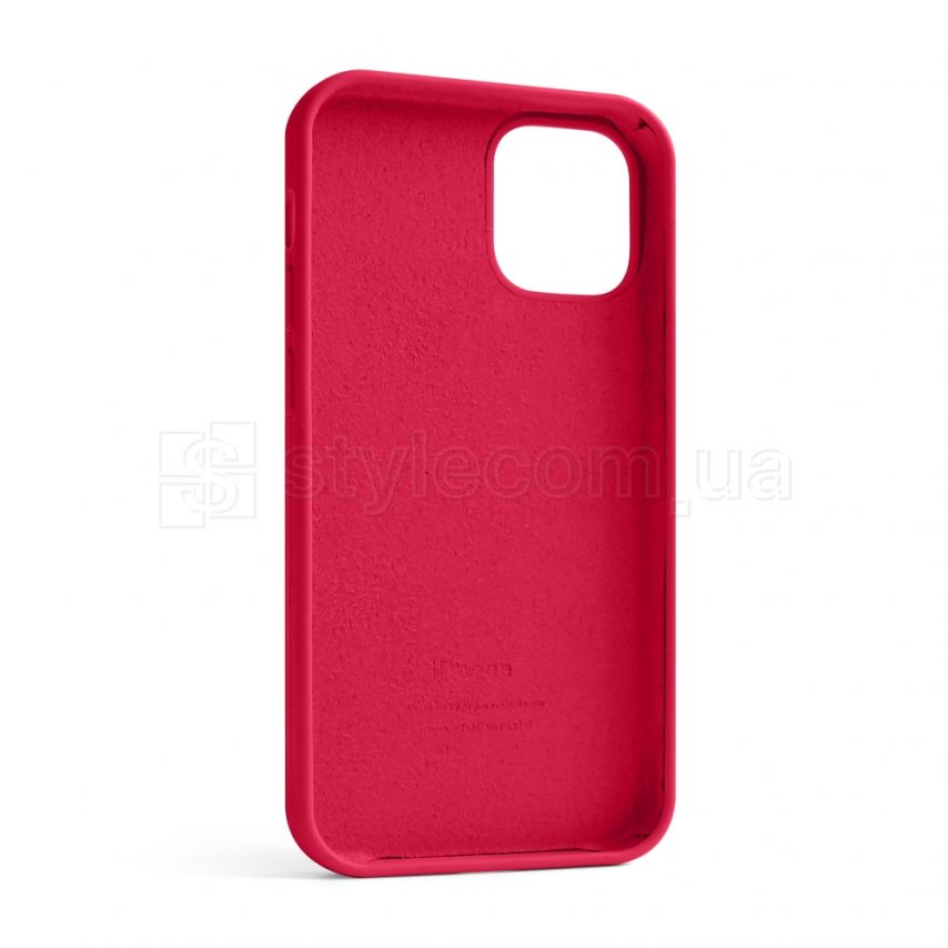 Чехол Full Silicone Case для Apple iPhone 12 mini rose red (37)