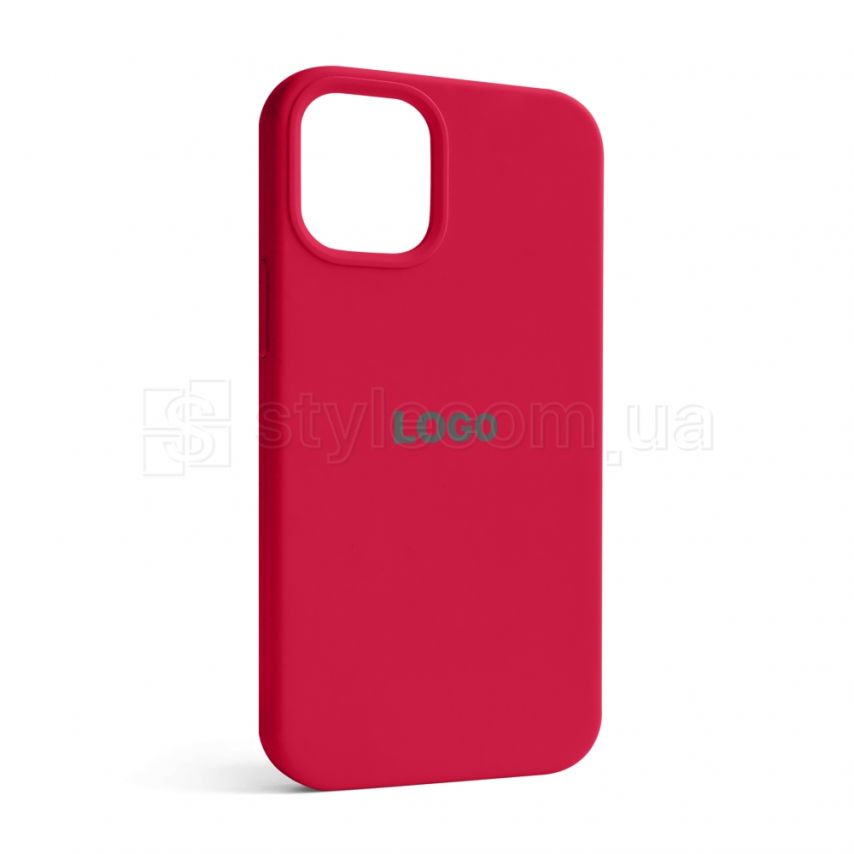 Чехол Full Silicone Case для Apple iPhone 12 mini rose red (37)