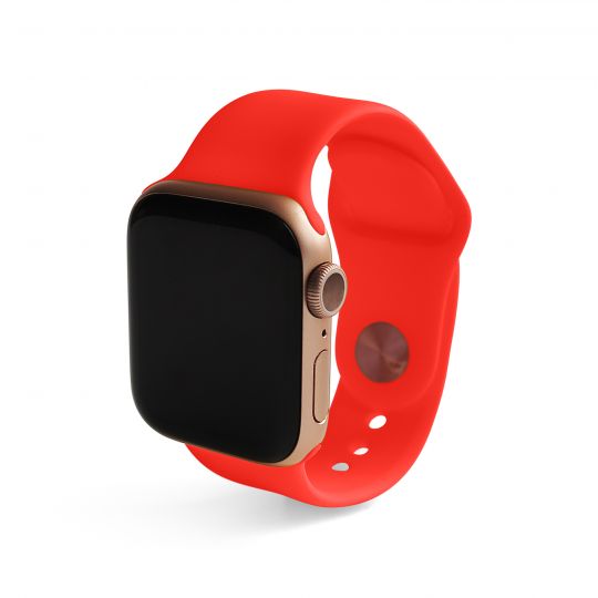 Ремінець для Apple Watch Sport Band силіконовий 38/40мм S/M neon orange - купити за 177.20 грн у Києві, Україні