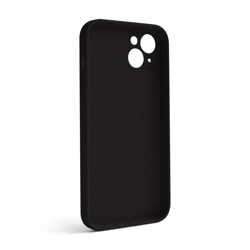 Чохол Full Silicone Case для Apple iPhone 15 Plus black (18) закрита камера