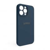 Чехол Full Silicone Case для Apple iPhone 15 Pro Max deep navy (68) закрытая камера