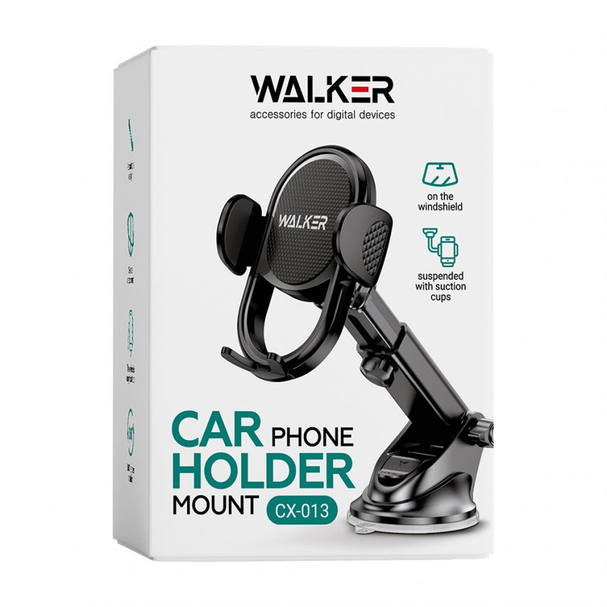 Автотримач розсувний WALKER CX-013 black