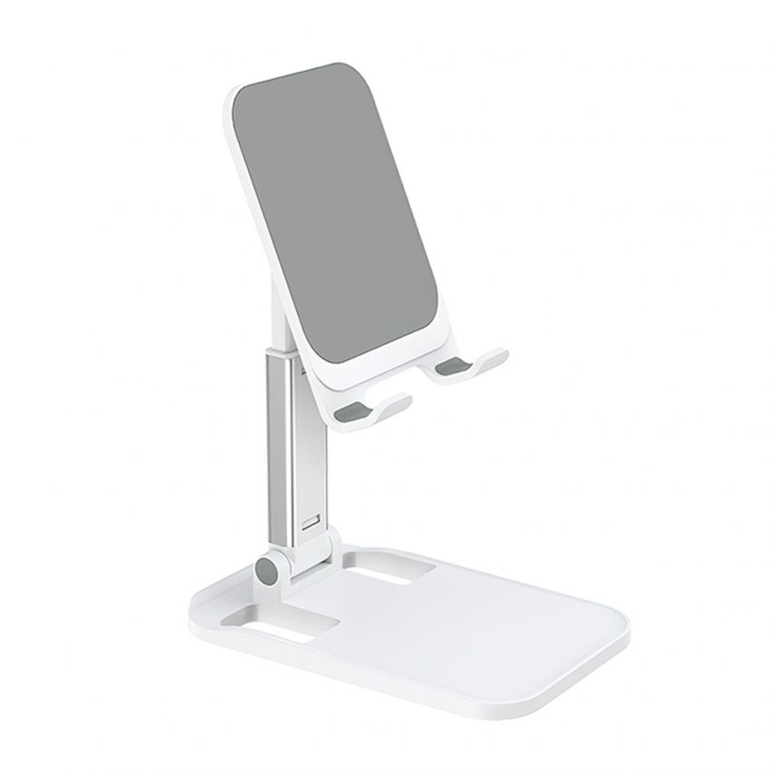 Телескопическая подставка для телефона white