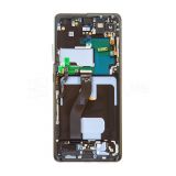 Дисплей (LCD) для Samsung Galaxy S21 Ultra/G998 (2021) с тачскрином и рамкой black (Oled) Original Quality