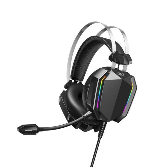 Навушники XO GE-07 ігрові RGB black