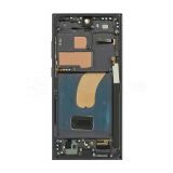 Дисплей (LCD) для Samsung Galaxy S23 Ultra/S918 (2023) з тачскріном та рамкою black Original Quality (переклеєне скло)