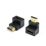 Перехідник HDMI to HDMI кутовий black