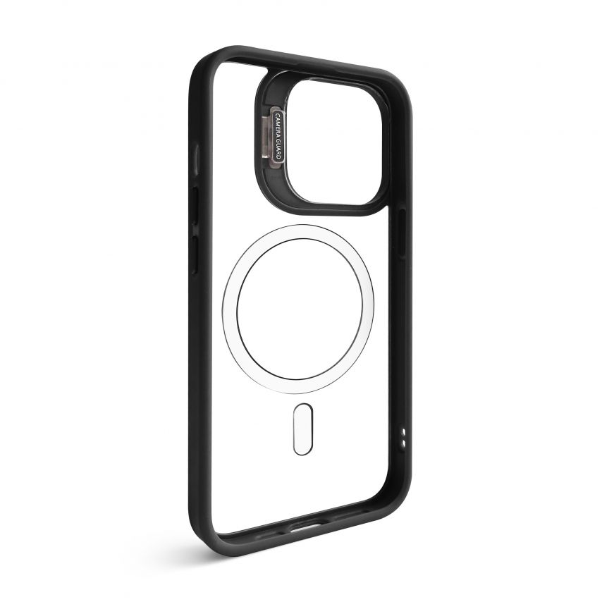 Чохол з функцією MagSafe для Apple iPhone 13 Pro з підставкою та захистом для камер black