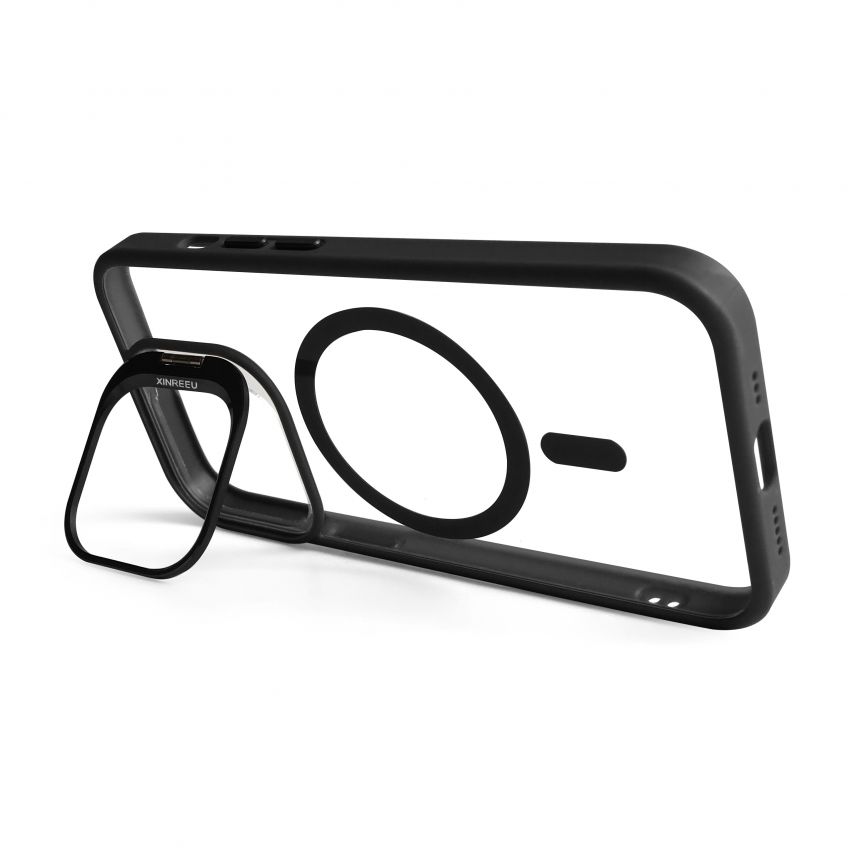 Чохол з функцією MagSafe для Apple iPhone 13 Pro з підставкою та захистом для камер black