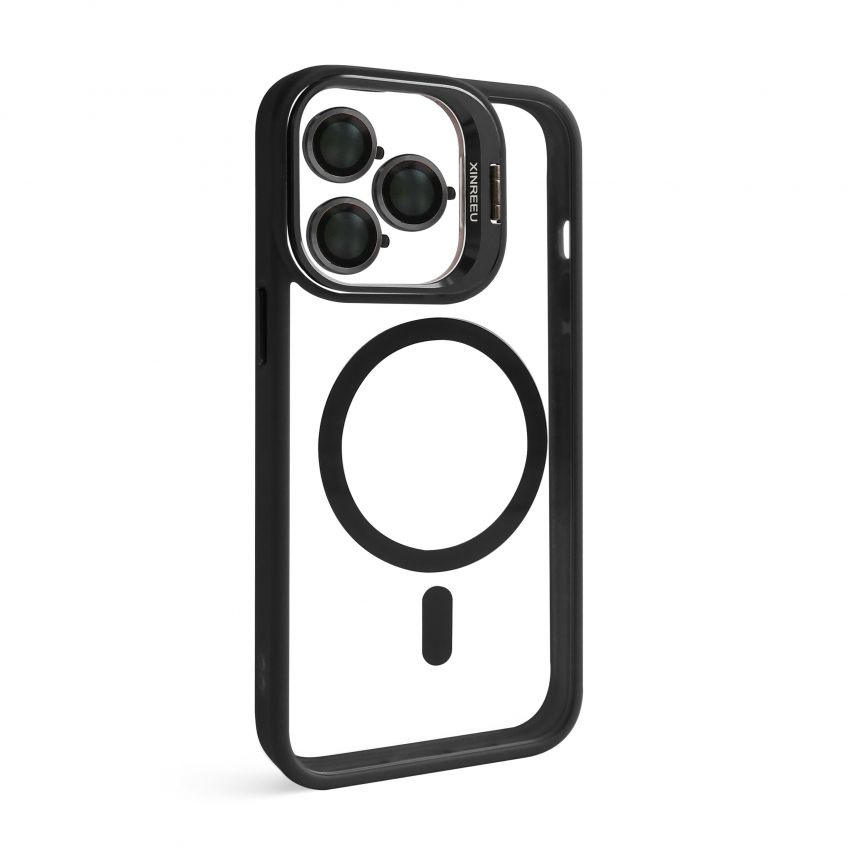 Чохол з функцією MagSafe для Apple iPhone 13 Pro Max з підставкою та захистом для камер black