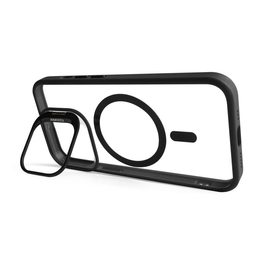 Чохол з функцією MagSafe для Apple iPhone 13 Pro Max з підставкою та захистом для камер black