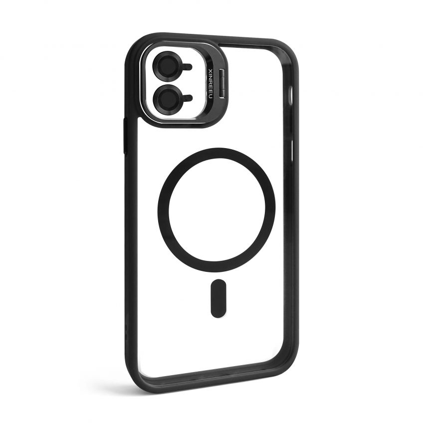 Чохол з функцією MagSafe для Apple iPhone 11 з підставкою та захистом для камер black