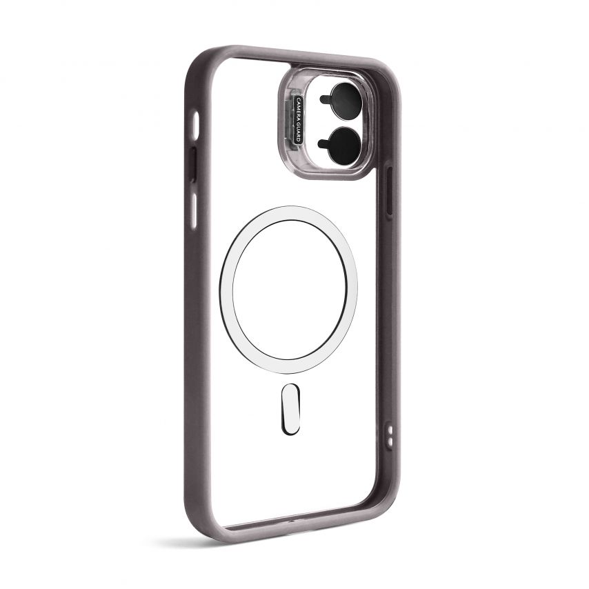 Чохол з функцією MagSafe для Apple iPhone 11 з підставкою та захистом для камер light grey