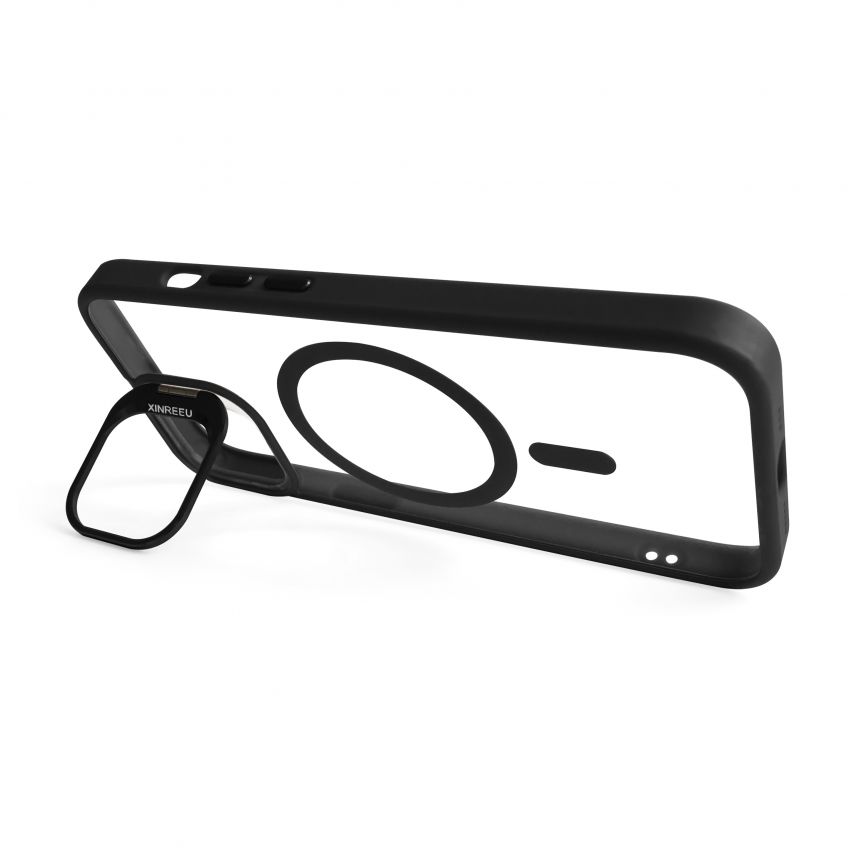 Чохол з функцією MagSafe для Apple iPhone 13 з підставкою та захистом для камер black