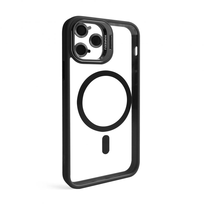 Чохол з функцією MagSafe для Apple iPhone 11 Pro Max з підставкою та захистом для камер black