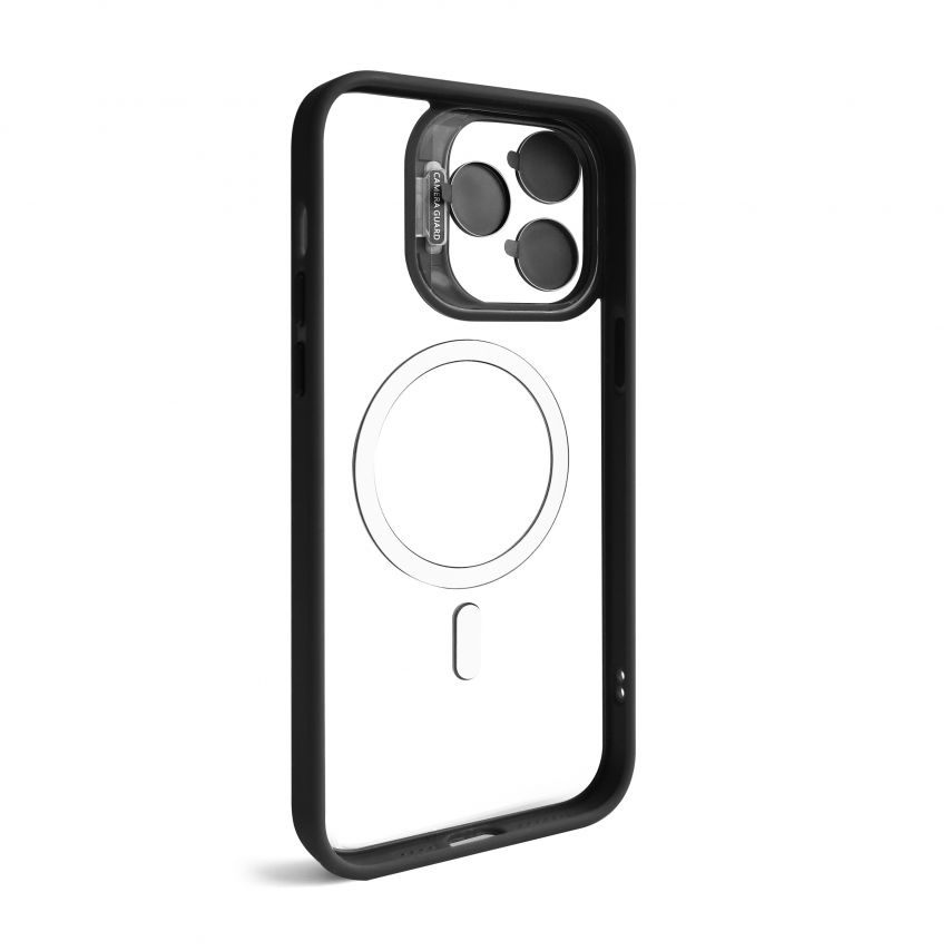 Чохол з функцією MagSafe для Apple iPhone 14 Pro з підставкою та захистом для камер black