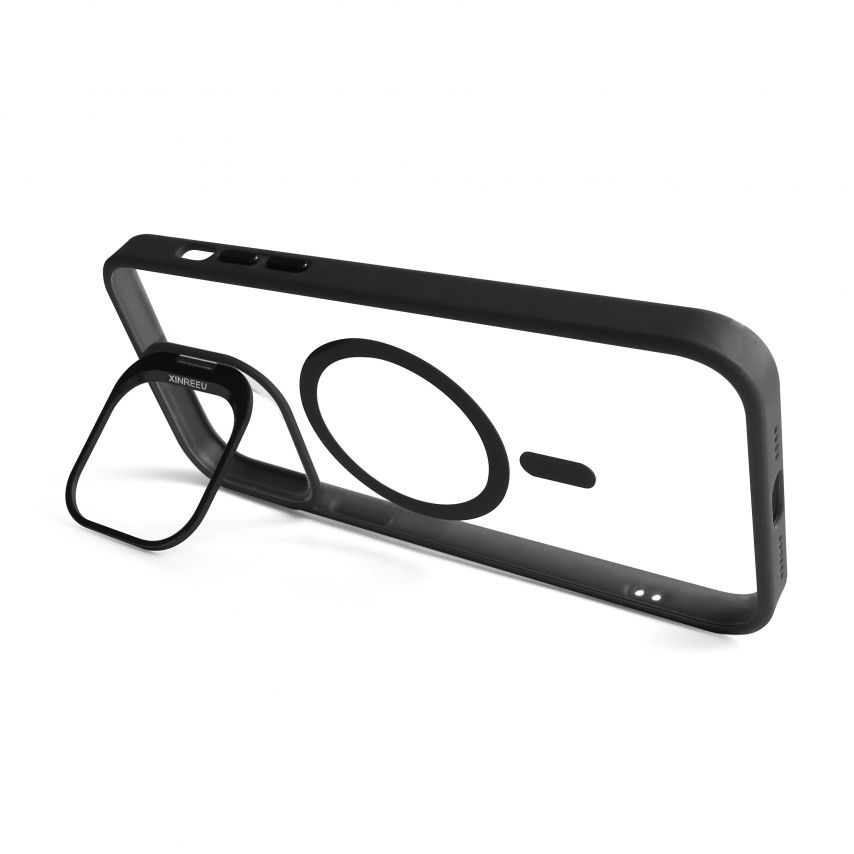 Чохол з функцією MagSafe для Apple iPhone 14 Pro з підставкою та захистом для камер black