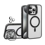 Чохол з функцією MagSafe для Apple iPhone 15 з підставкою та захистом для камер black - купити за 327.20 грн у Києві, Україні