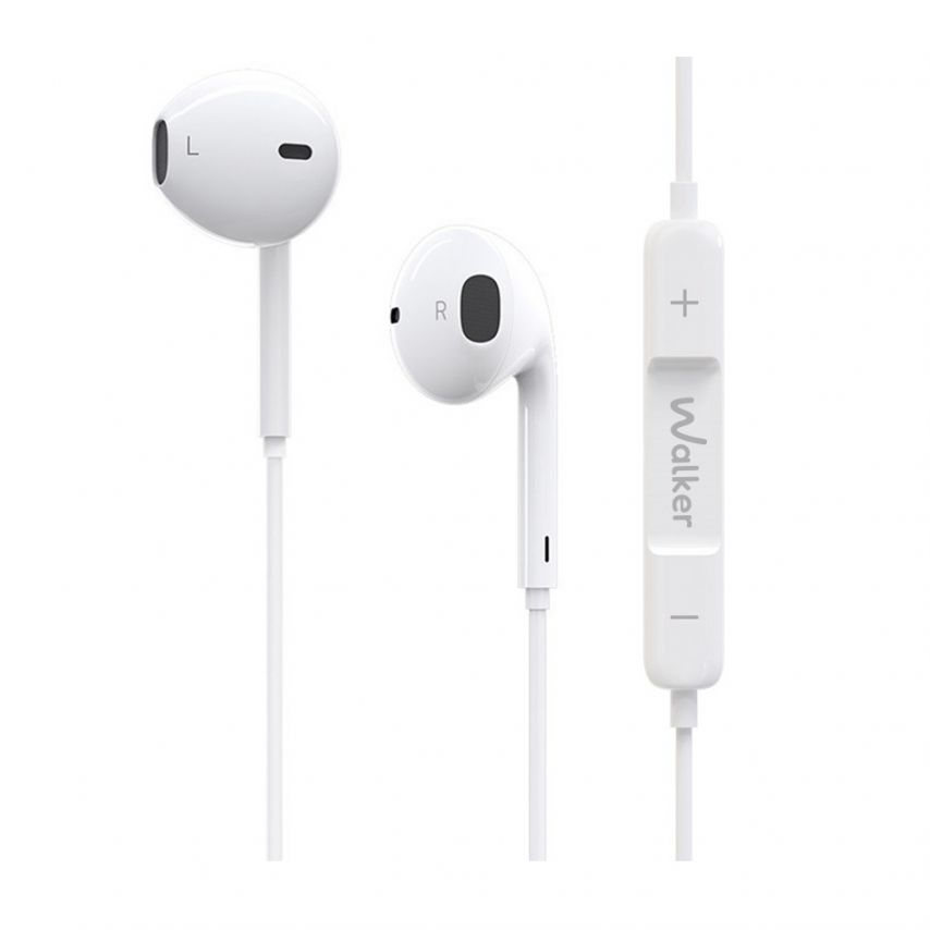 Наушники WALKER i920 Lightning (Universal IC) white