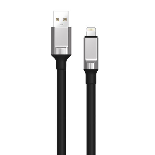 Кабель USB WALKER C915 Lightning black