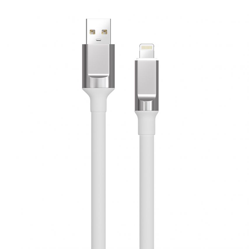 Кабель USB WALKER C915 Lightning white