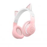 Дитячі навушники Bluetooth XO BE38 з вушками pink - купити за 794.20 грн у Києві, Україні