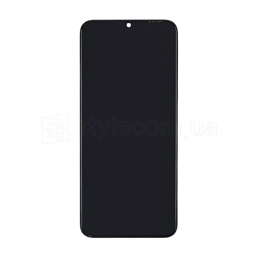 Дисплей (LCD) для Tecno Spark 7 (KF6n) с тачскрином и рамкой black (TFT) High Quality