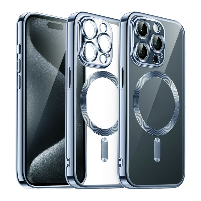 Чехол с функцией MagSafe для Apple iPhone 11 Pro Max mountain blue (07)