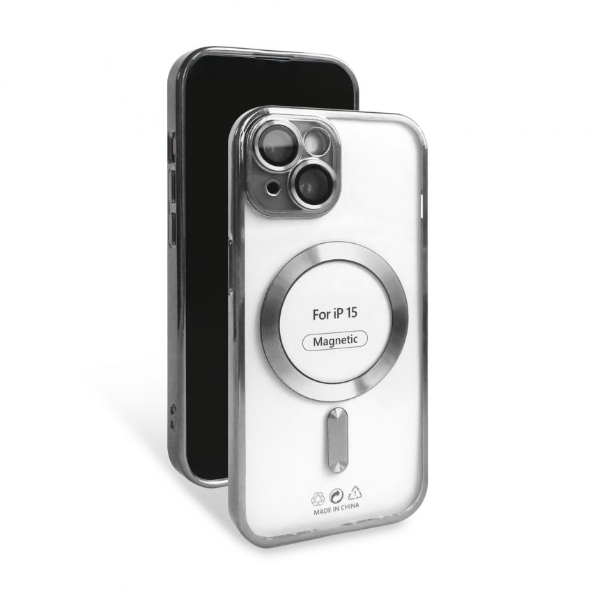 Чохол з функцією MagSafe для Apple iPhone 15 silver (10)