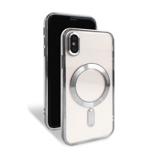 Чохол з функцією MagSafe для Apple iPhone X, Xs silver (10) - купити за 221.50 грн у Києві, Україні