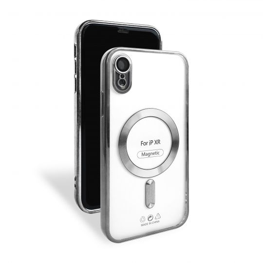 Чохол з функцією MagSafe для Apple iPhone Xr silver (10)