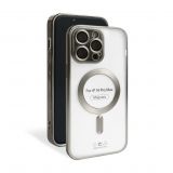 Чехол с функцией MagSafe для Apple iPhone 14 Pro Max grey (12) матовый
