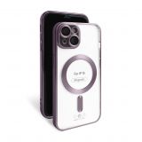 Чохол із функцією MagSafe для Apple iPhone 15 violet (02) матовий